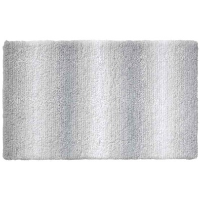 KELA Kúpeľňová predložka Ombre 65x55 cm polyester sivá