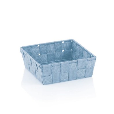 KELA Košík Alvaro plast ľadová modrá 19x19 cm