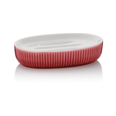 Miska na mydlo Ava keramika červená