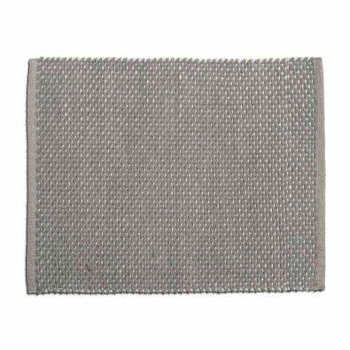 KELA Kúpeľňová predložka Miu zmes bavlna/polyester kamenne šedá 65,0x55,0x1,0cm