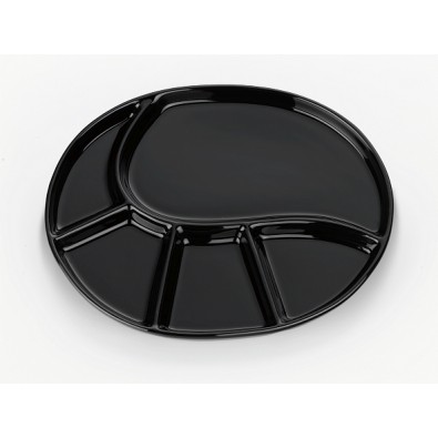 KELA Fondue tanier VRONI čierna 28,5 x 22 cm