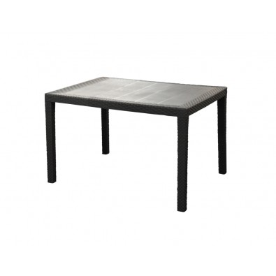 PROGARDEN Záhradný stôl polyratan PRINCE 150x90x72cm