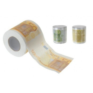EXCELLENT Toaletný papier, 100 útržkov, motív bankoviek