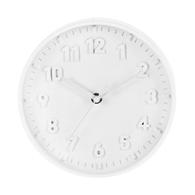 Nástenné hodiny ručičkové 20 cm biela