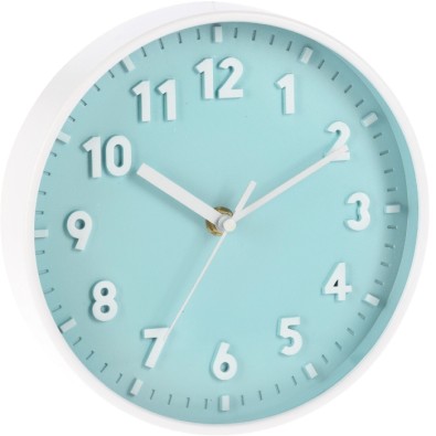 Nástenné hodiny ručičkové 20 cm modrá
