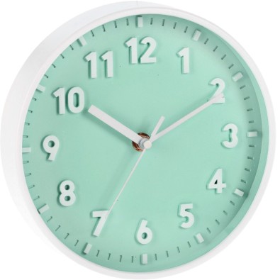 Nástenné hodiny ručičkové 20 cm zelená
