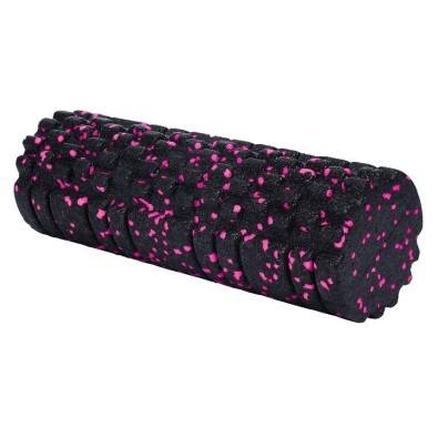 Masážny valec penový Foam Roller s výstupkami 33 x 14 cm ružová