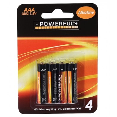 EXCELLENT Batérie AAA mikrotužkové alkalické 4 ks