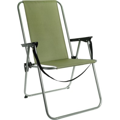 PROGARDEN Kempingová stolička skladacia PROGARDEN zelená