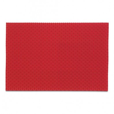KELA Prestieranie PLATO, polyvinyl, červené 45x30cm