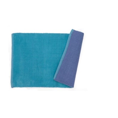 Kúpeľňová predložka HUGO, 100% bavlna, modrá 80x50cm