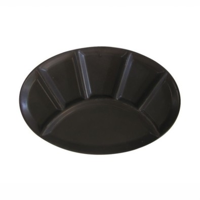 Fondue tanier OVAL čierny 28x2cm