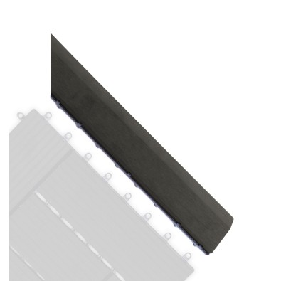 Prechodová lišta G21 Eben pre WPC dlaždice, 38,5 x 7,5 cm rohová (pravá)