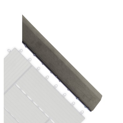 Prechodová lišta G21 Incana pre WPC dlaždice, 38,5 x 7,5 cm rohová (pravá)