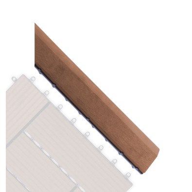 Prechodová lišta G21 Čerešňa pre WPC dlaždice, 38,5 x 7,5 cm rohová (pravá)