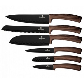 BERLINGERHAUS Sada nožov s nepriľnavým povrchom Forest Line Ebony Rosewood 6 ks