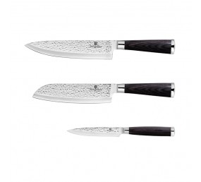 Sada nožov nerez 3 ks Primal Gloss Collection Santoku