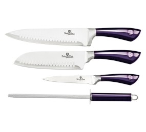 Sada nožov nerez 4 ks Purple Eclipse Collection