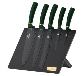 Sada nožov v magnetickom stojane 6 ks Emerald Collection