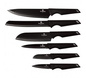 BERLINGERHAUS Súprava nožov s nepriľnavým povrchom 6 ks Black Professional Line