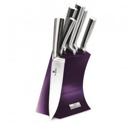 BERLINGERHAUS Súprava nožov v stojane 6 ks nerez Royal Purple Metallic Line