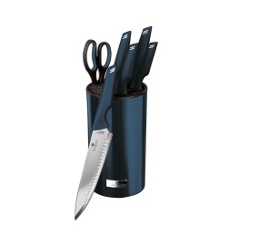 BERLINGERHAUS Sada nožov v stojane 7 ks Metallic Line Aquamarine Edition