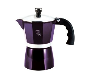 Kanvica na espresso 6 šálok Purple Metallic Line