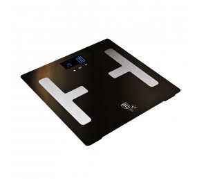 BERLINGERHAUS Osobná váha Smart s telesnou analýzou 150 kg Shiny Black Collection