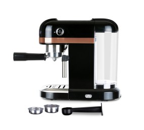 BERLINGERHAUS Pákový kávovar na espresso s LED displejom Black Rose Collection