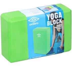 UMBRO Blok na jogu 23x15x7, 5cm zelená