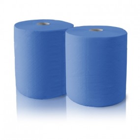 ERBA Čistiaci papier 2 rolky, modrý