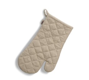 KELA Chňapka rukavice do rúry Puro 55% bavlna/45% ľan prírodný 31,0x18,0cm