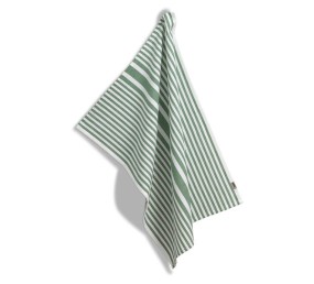 Utierka Cora 100% bavlna svetlo zelené / zelené prúžky 70,0x50,0cm