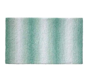 KELA Kúpeľňová predložka Ombre 80x50 cm polyester nefritovo zelená