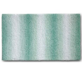 KELA Kúpeľňová predložka Ombre 100x60 cm polyester nefritovo zelená