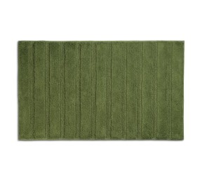 KELA Kúpeľňová predložka Megan 100% bavlna machovo zelená 100,0x60,0x1,6cm