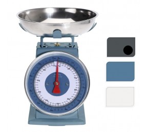 Váha kuchynská 5 kg RETRO sivá