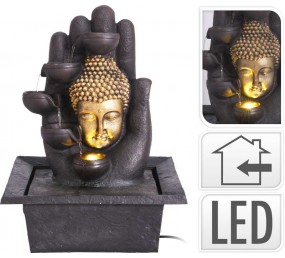 PROGARDEN Fontána izbová s LED osvetlením Budha