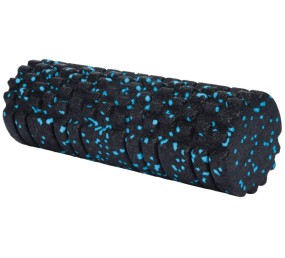 XQMAX Jóga valec penový Foam Roller s výstupkami 10 x 30 cm modrá
