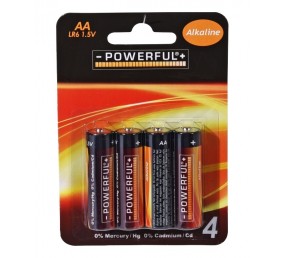 EXCELLENT Batérie AA tužkové alkalické 4 ks