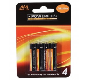 EXCELLENT Batérie AAA mikrotužkové alkalické 4 ks