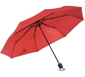Dáždnik skladací 95 cm červená