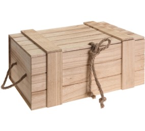 Úložný box drevený sada 3 ks HOMESTYLING
