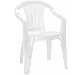 Plastová stolička Keter Sicilia Biela