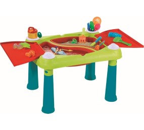 Detský stolík Keter Creative Fun Table tyrkysový/červený